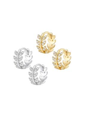 Bohomoon Lily Huggie Hoop Earrings